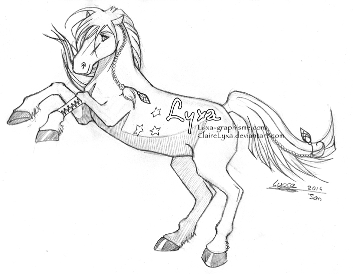 Cheval cabr
