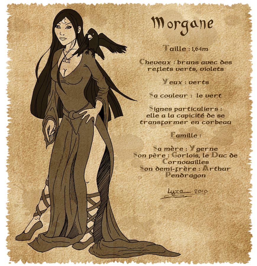 Fiche descriptive de Morgane la Fée
