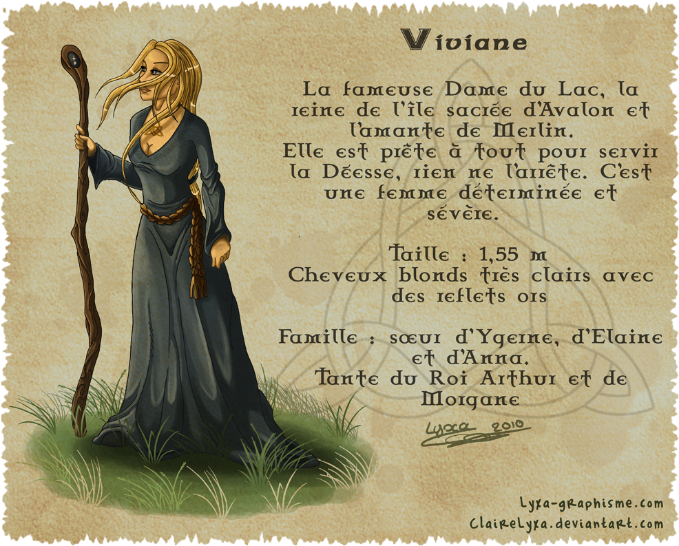 Biographie de Viviane la Dame du Lac
