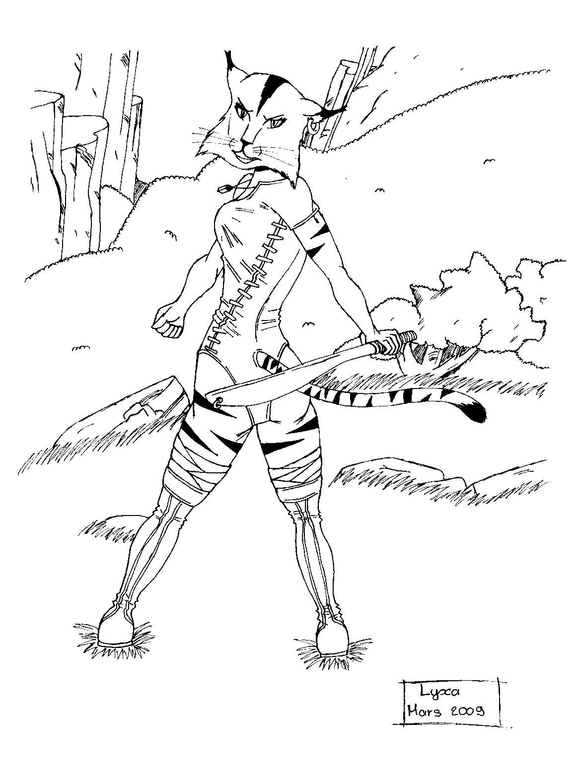 Lyxa et dans la montagne			   
