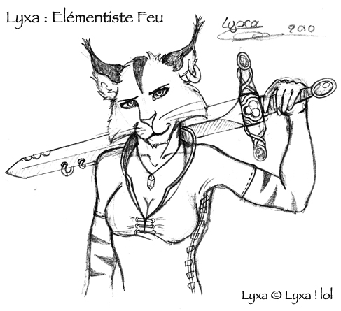 Lyxa lynx humanoïde
