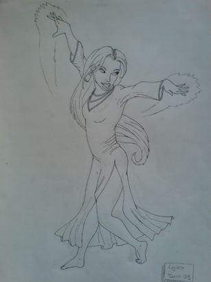 dessin encre � nettoyer avec Photoshop