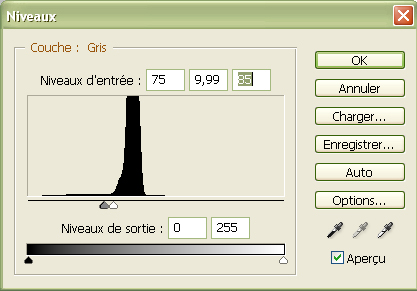 nettoyer un dessin niveau de gris avec Photoshop