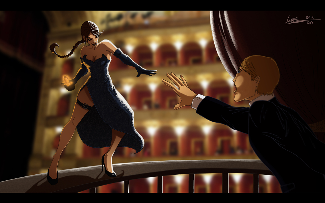 Lara Croft à l'Opéra
