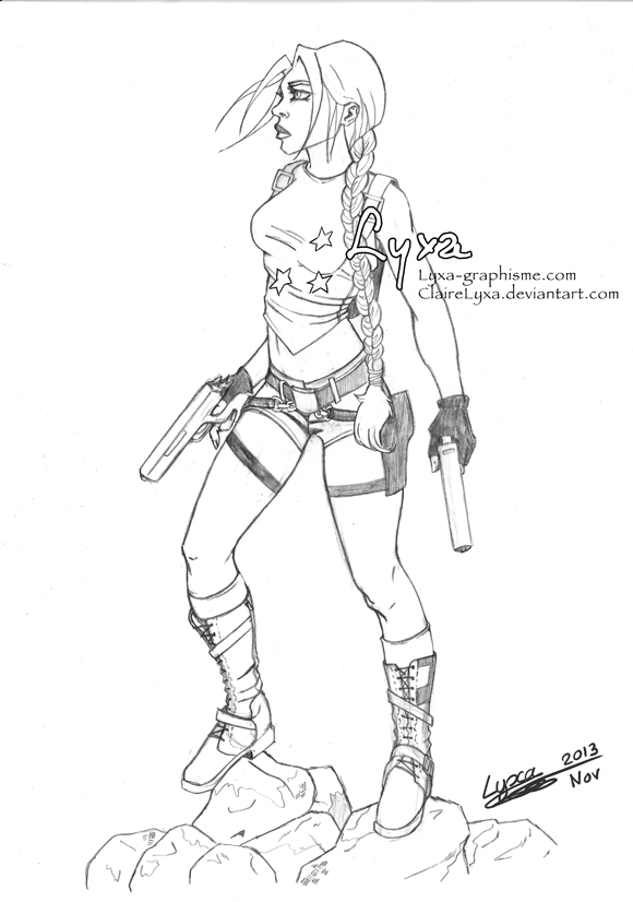 Lara Croft profil
