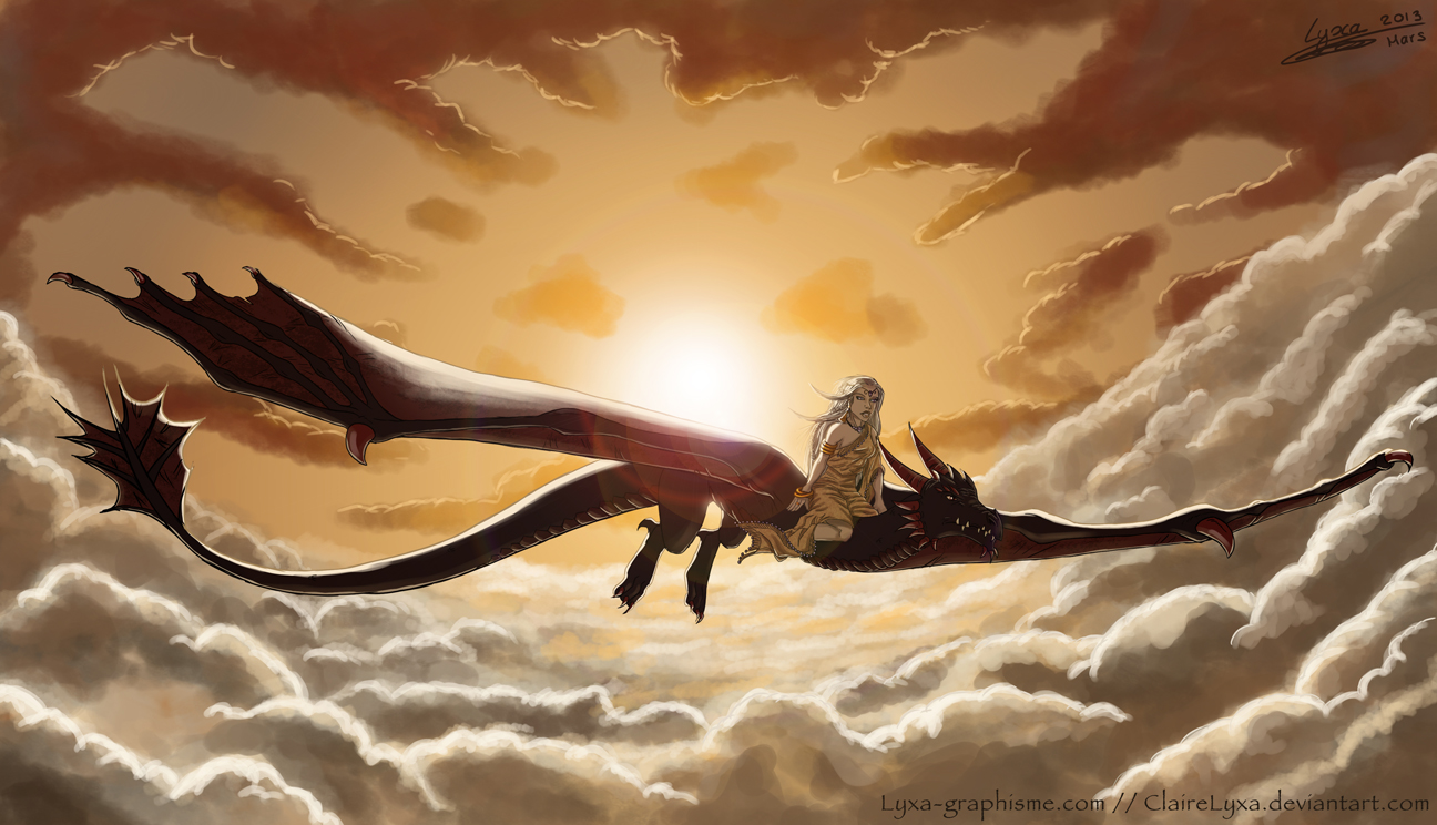 Daenerys et Drogon
