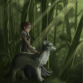 Arya_Strak_louve_Nymeria