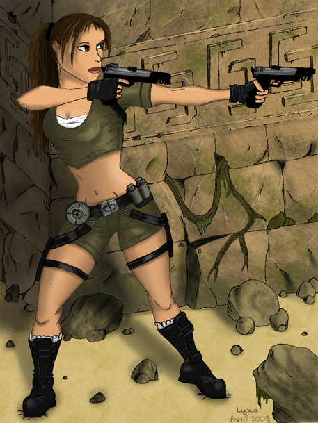 Lara Croft au Prou
